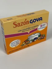 Goya Sazon Con Culantro Y Achiote - Seasoning Coriander & Annatto 1.41 oz