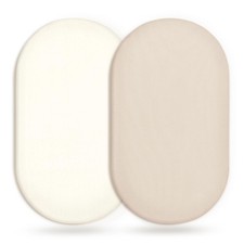 Stretchy Ultra Soft Fitted Bassinet Sheet 2 Pack, Universal Fit for Bassinets...