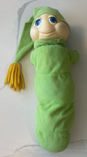 Vintage Gloworm Glow Worm Original Green Hasbro WORKS Preschool Glo 1982