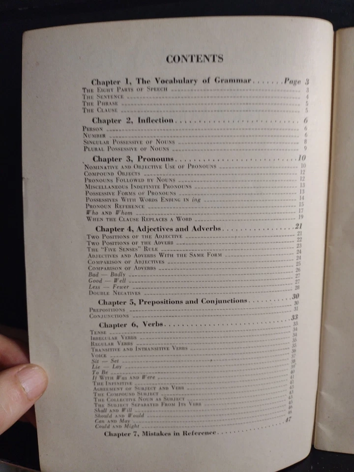 Quick Way To Better Grammar Better Speech Institute of America 1944 Softcover VG - Image 3 of 4