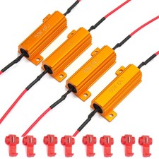 4x 50w 6 Ohm Load Resistor For Fix Led Bulb Fast Hyper Flash Turn Signal Blinker