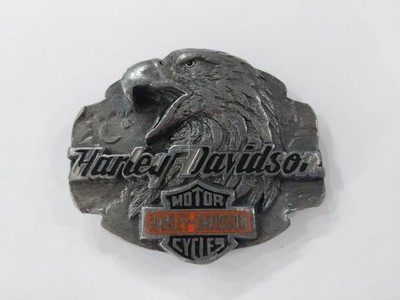 Vintage 1992 Harley Davidson Belt Buckle Screaming Eagle Design MADE IN USA
