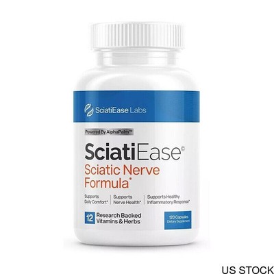 SciatiEase Labs 120 Softgelsules Sciati Ease Sciatic Nerve Formula NEW