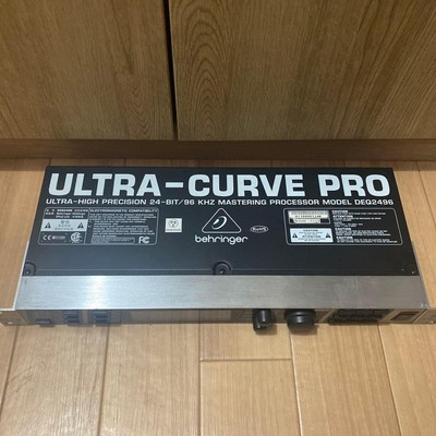 Behringer Ultradrive Pro DCX2496 Digital Crossover EQ Tested Working Japan Used