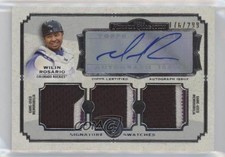 2013 Museum Collection Signature Swatches Triple Relics Wilin Rosario Auto fm0