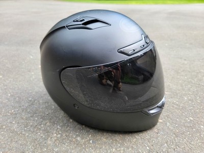 BELL 2017 Qualifier DLX Blackout Matte Black Motorcycle Helmet ~ Size L |  eBay
