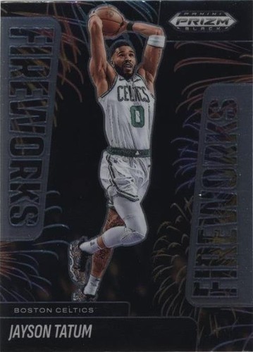 2024-25 Panini Select #110 Jayson Tatum Green White Purple Prizm