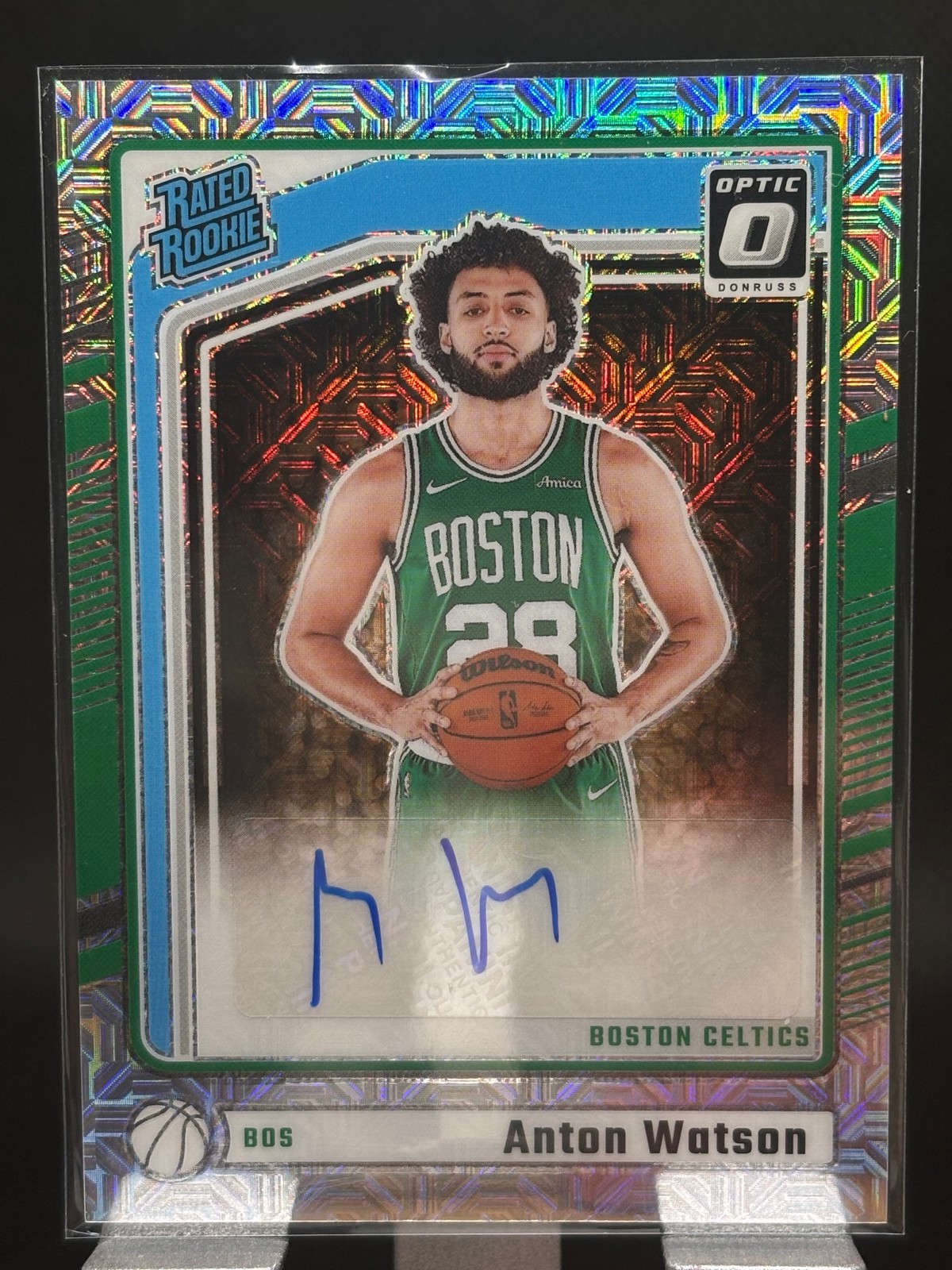 2024-25 Donruss Optic #314 Anton Watson Auto mojo
