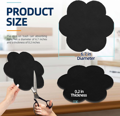 Trash Can Odor Absorbing Filters: Activated Charcoal Deodorizer
