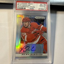 2013 Panini Prizm Riley Sheahan #/20 Silver AUTO Autograph Red Wings PSA 10 Gem