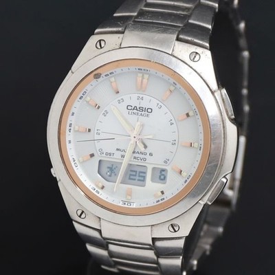 CASIO LINEAGE LCW-M150 Tough Solar Shell Dial Analog Digital Men's Watch Japan!!