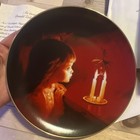 Pemberton & Oakes Candlelight Magic Christmas Porcelain Plate Gold Rim 2467B — photo 1