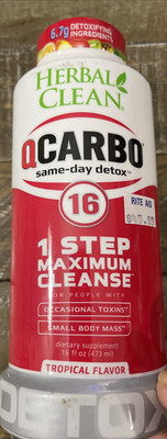 Herbal Clean QCarbo Same Day Detox-Brand New-SHIPS N 24 HOURS