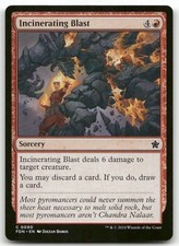 Incinerating Blast MTG Foundations 90 C NM