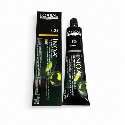 L Oreal Professional Paris INOA Hair Color 4.35 Permanent Dye 2.1oz No Ammonia