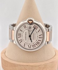 Cartier Ballon Bleu de Cartier stainless steel & 18k rose gold 42mm mens watch