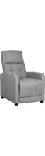 Poltrona Relax Reclinabile Movimento Manuale 65,5x85,5x102,5 Grigio Ch DecHome