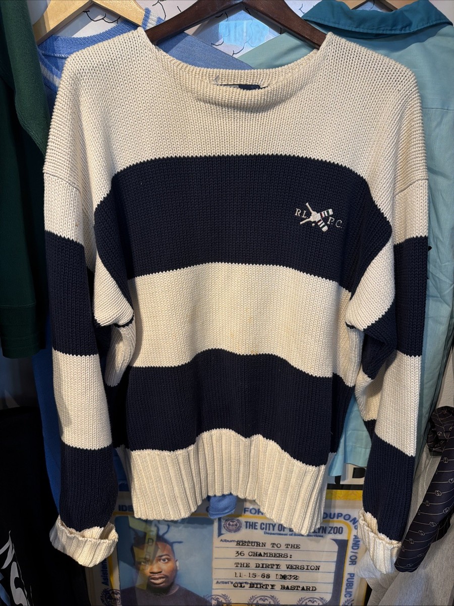 80s Vintage Polo Ralph Lauren RLPC Knit Sweater XL | eBay