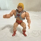 HE-MAN Figure VINTAGE 1981 Masters of The Universe Soft Head MATTEL