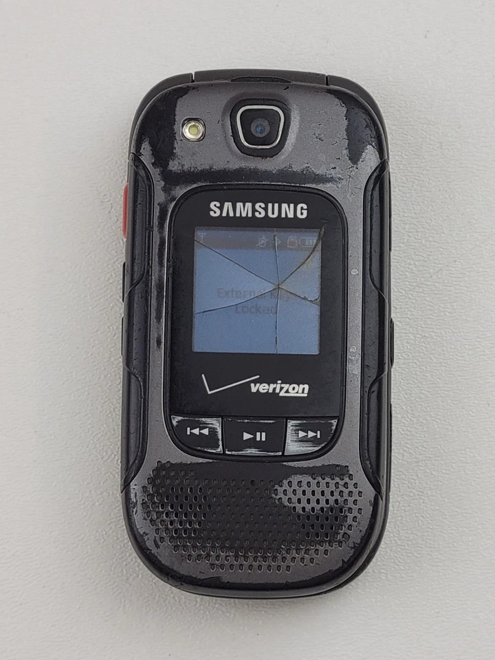 Teléfono celular Samsung Convoy 3 (SCH-U680) (Verizon) abatible - agrietado - H3747 Foto 2 de 4