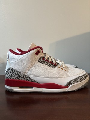 DS Nike Air Jordan 3 Retro Cardinal Red Size 11.5 CT8532-126