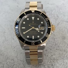 1999 Rolex Submariner 16613 18k Bi-Metal Oyster Perpetual Watch - Papers