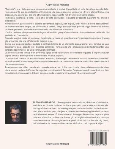 Armonia Popular: L'Armonia Tonale, Modale e Negativa nella Musica Moderna-Girard - Foto 2 di 2