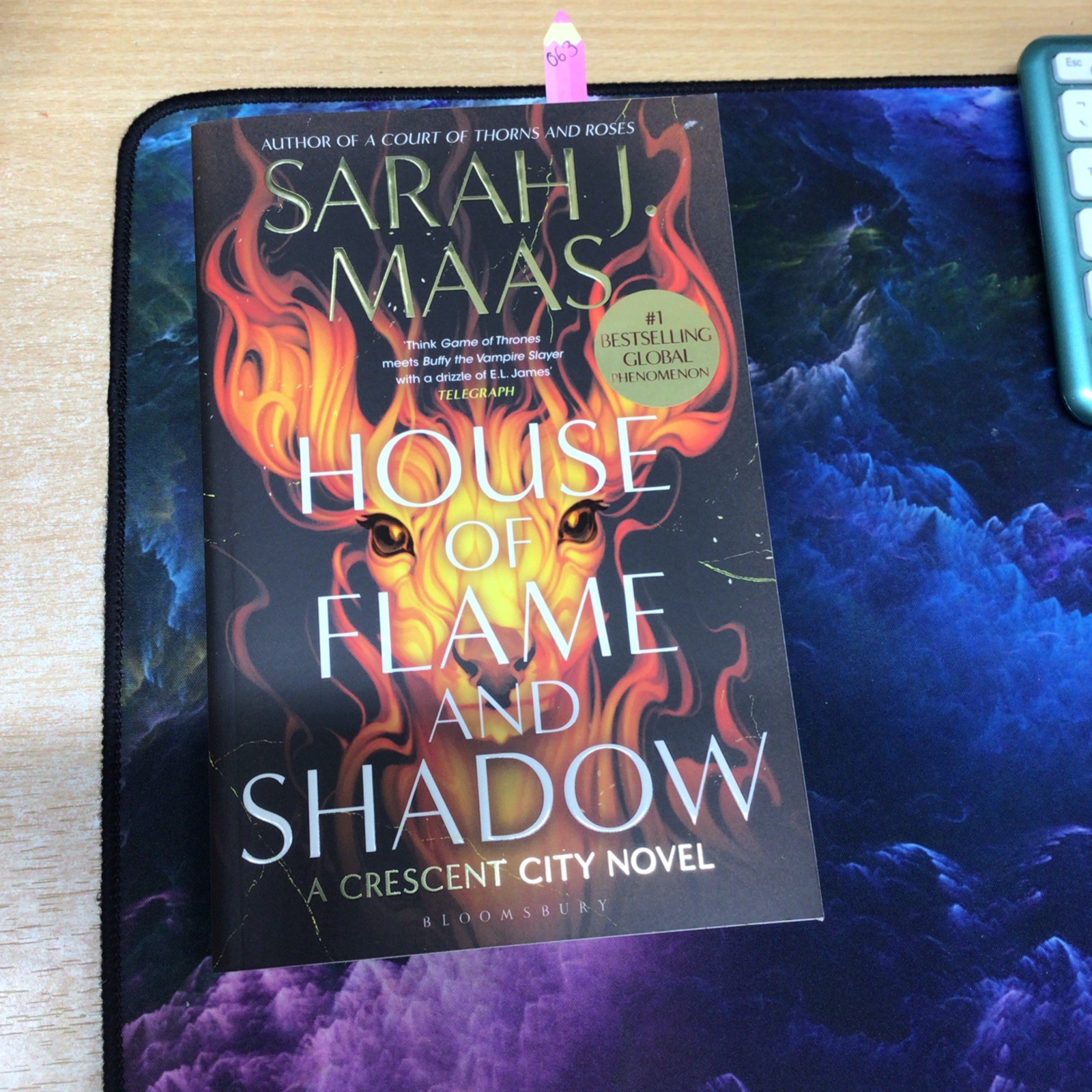 HOUSE OF FLAMES AND SHADOW Sarah J. Maas PAPERBACK
