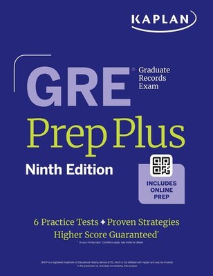 GRE Prep Plus, Ninth Edition (2026): Includes 6 Practice Tests, 1500+ Practi...