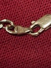 14K Curb Chain With Cross Pendant 22” — photo 3
