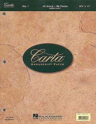 Carta Manuscript Paper No. 1 - Basic (English) Paperback Book