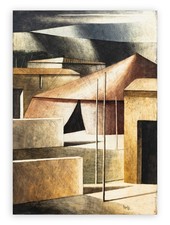 Marcello Scuffi, Il circo, olio su tela 70x50 cm