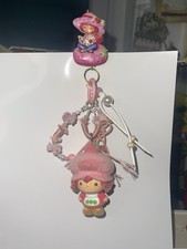 Strawberry Shortcake Junk Journal | Dangle Paper Clip with Figurine & Charms ✨