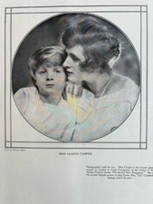 Gladys Cooper Actress Son John Rodney Buckmaster Marcus Adams Photo T&C Mag 1922