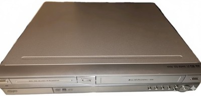 Allegro DVD/VHS Recorder Combo 4 Head Hi-Fi Tested w Remote Manual Works