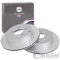2X ABS Bremsscheiben 302Mm BelÜFtet Hinten Passend FüR Ford USA Edge Mazda CX-7