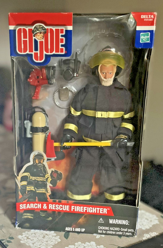 Rare G.I. Joe FIREFIGHTER SEARCH & RESCUE 2001 Rare