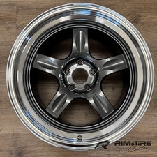 Volk Racing 21c 18x9.5 2218x10.5 30 66.6 5x112 Gunmetal Staggered Set Of 4