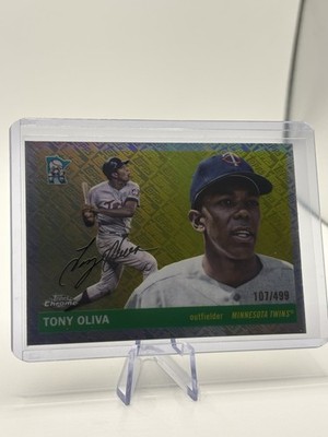 Tony Oliva /499 Topps Refractor 2026 Platinum Home Minnesota Twins #445