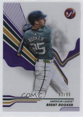 2024 Topps Pristine All-Star Game Purple Refractor 92/99 Brent Rooker #266 1i5w