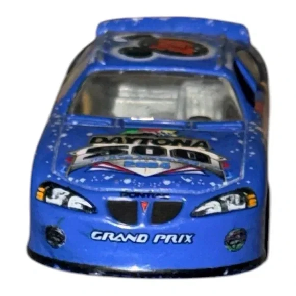 Disney Mickey Mouse Daytona 500 Diecast Car 2004 Blue 1:64 Scale Nascar EUC - Image 3 of 4