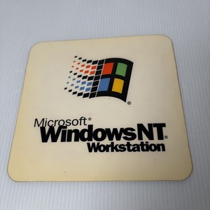 Vintage Microsoft Windows NT Workstation Mouse Pad Rare Retro PC Gaming