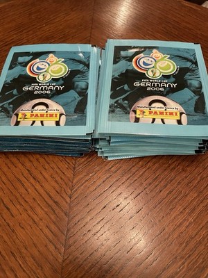 Panini 2006 FIFA World Cup Germany 20 Sealed Sticker Packs - Messi & Ronaldo RC
