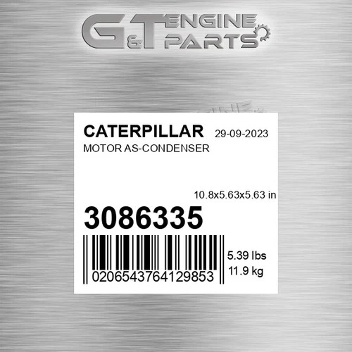 3086335 MOTOR AS-CONDENSER fits CATERPILLAR (NEW AFTERMARKET)