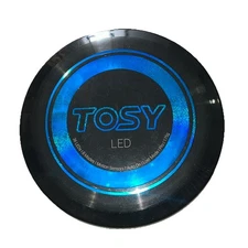 TOSY Ultimate Disc 36 RGB LED Lights Super Bright Frisbee Flying Toy 175g Black 