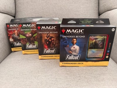 Magic The Gathering Universes Beyond Fallout Commander Deck 4 Box Set Sealed