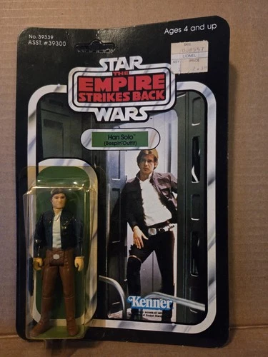 Star Wars ESB Han Solo Bespin Outfit 1980 Kenner Vintage MOC AFA Ready