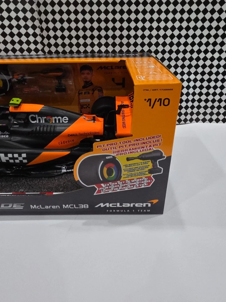 Maisto McLaren Formula 1 R/C Car *1/10 MCL38 LANDO 21in Car Battery+Rechargable - Image 3 of 4