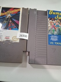 2 retro Nintendo games NES Roadblasters, Bump' N' Jump  26300 wt11