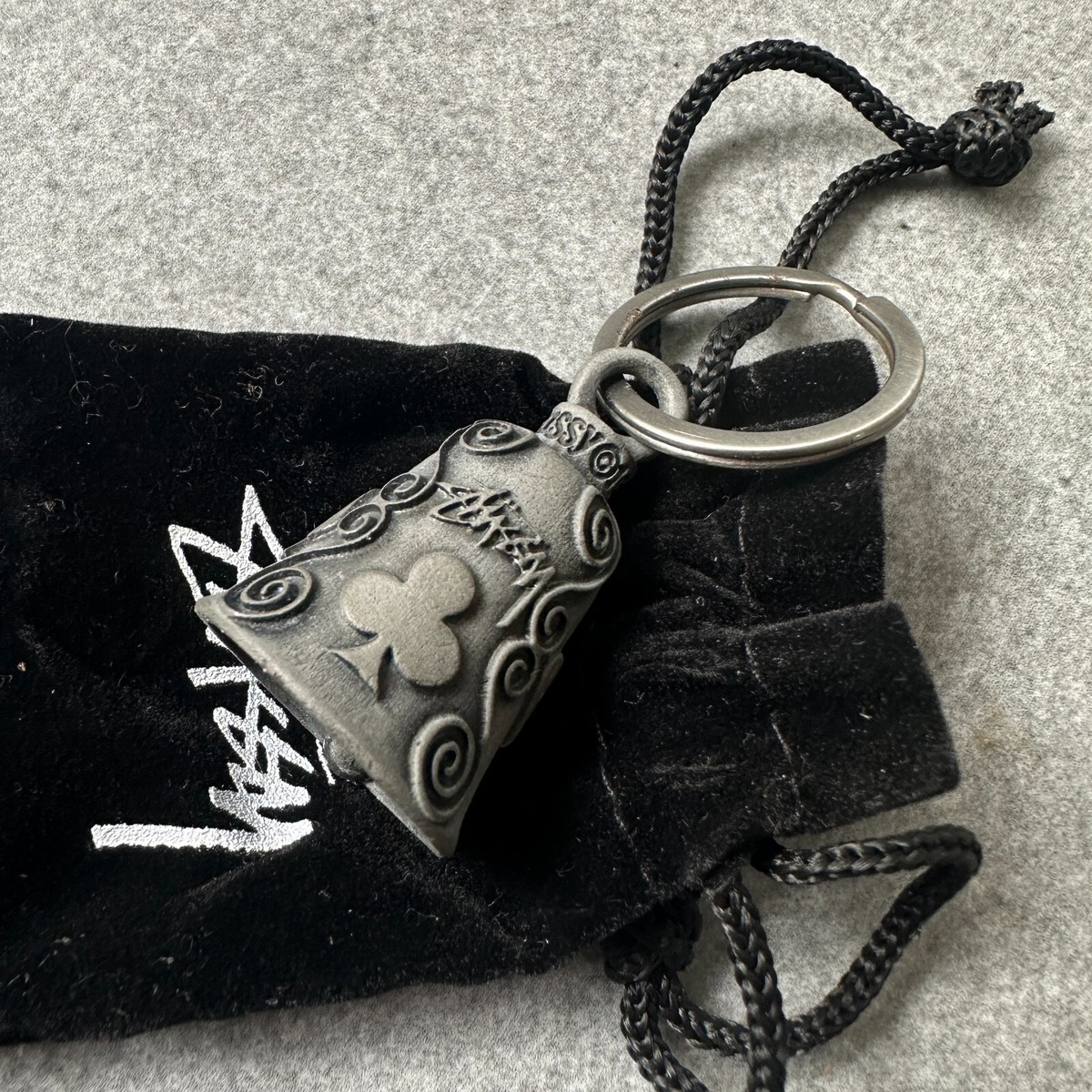 RARE STUSSY GUARDIAN BELL KEYCHAIN | eBay